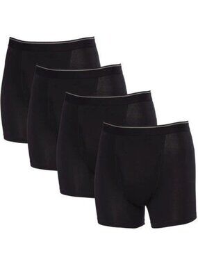 NWT Kirkland Signature Men's M Supima Cotton Boxer Briefs 4-Pack Comfort Fit
